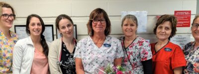 A group of staff members at Delhi Long-Term Care