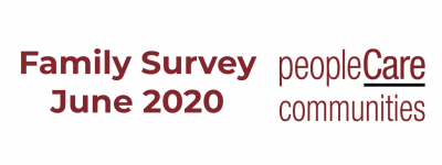 peopleCare Communities Family Survey June 2020