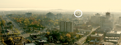 AirMatrix drone flying through the Region of Waterloo