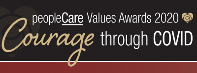 peopleCare Values Awards 2020 Courage through COVID banner