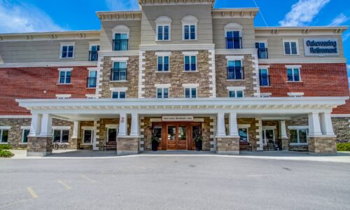 Exterior shot of front of Oakcrossing Retirement Living