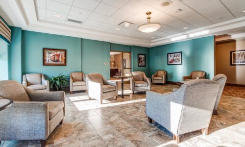 Seating area at Oakcrossing Retirement Living