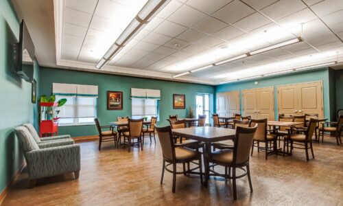 Seating area at Oakcrossing Retirement Living