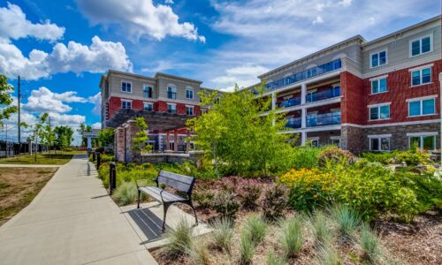 Garden outside of Oakcrossing Retirement Living