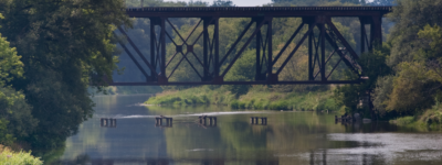 Railway bridge in St. Jacobs, Ontario