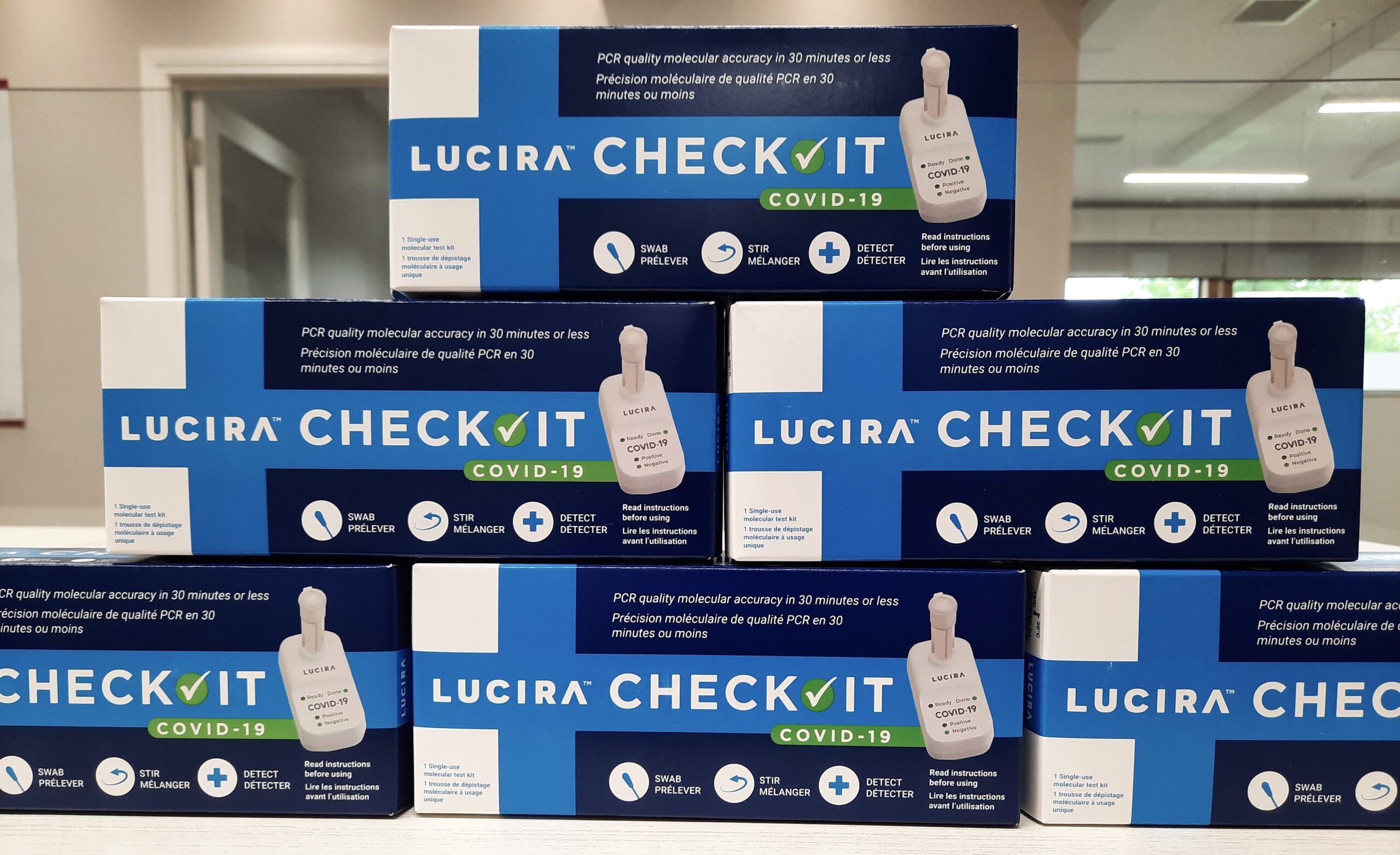 Lucira rapid molecular test kits